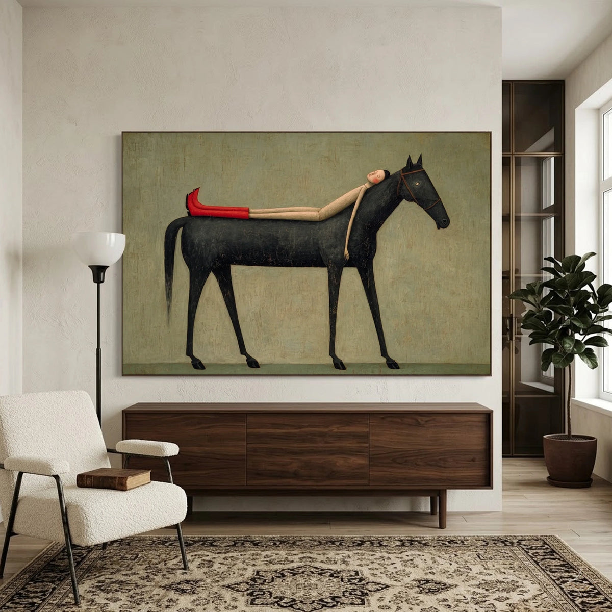 Vintage Americana Art Dreamy Companion #VA100