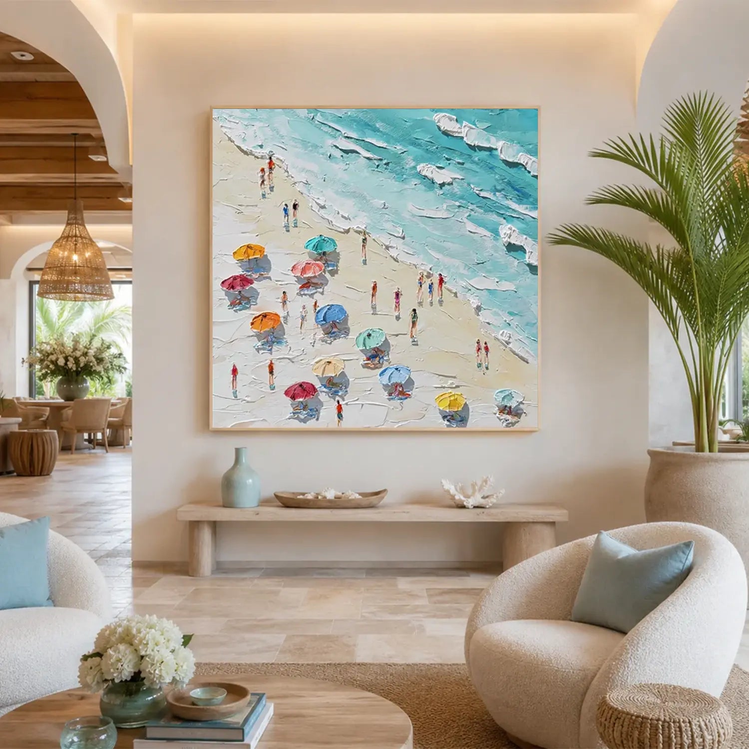 Ocean Abstract Textured Wall Art