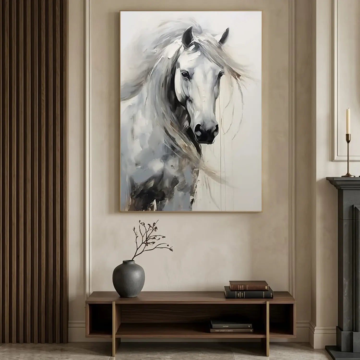 Abstract Animal Horse Wall Art