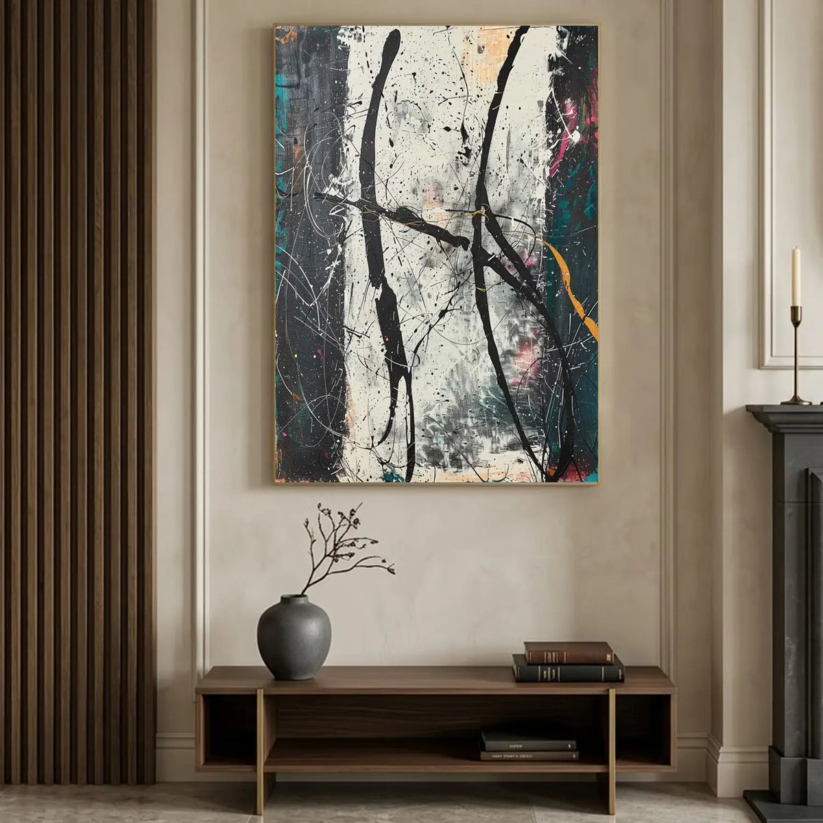 Colorful Pollock Art #PL004