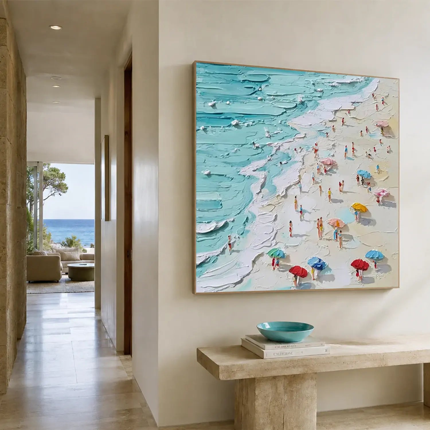 Ocean Abstract Textured Wall Art