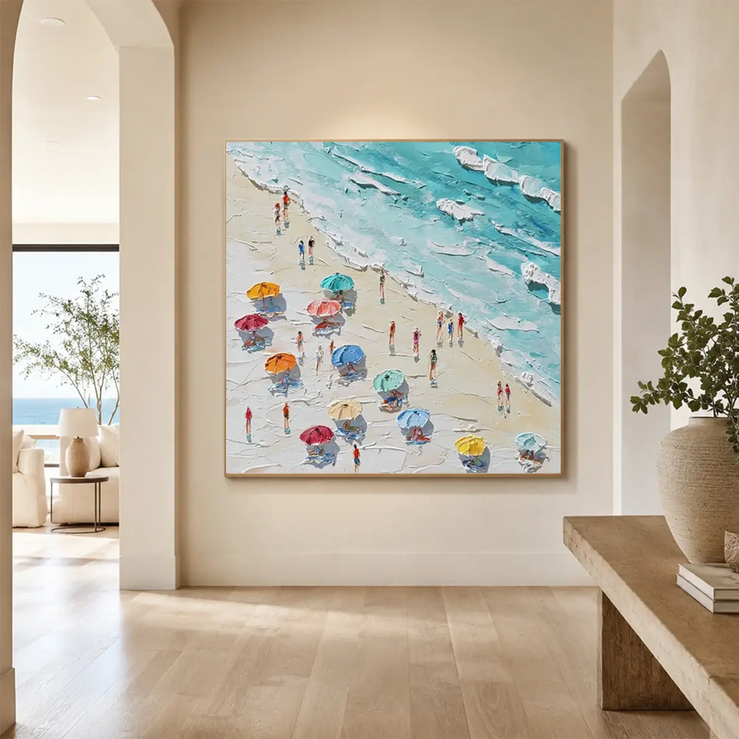 Ocean Abstract Textured Wall Art