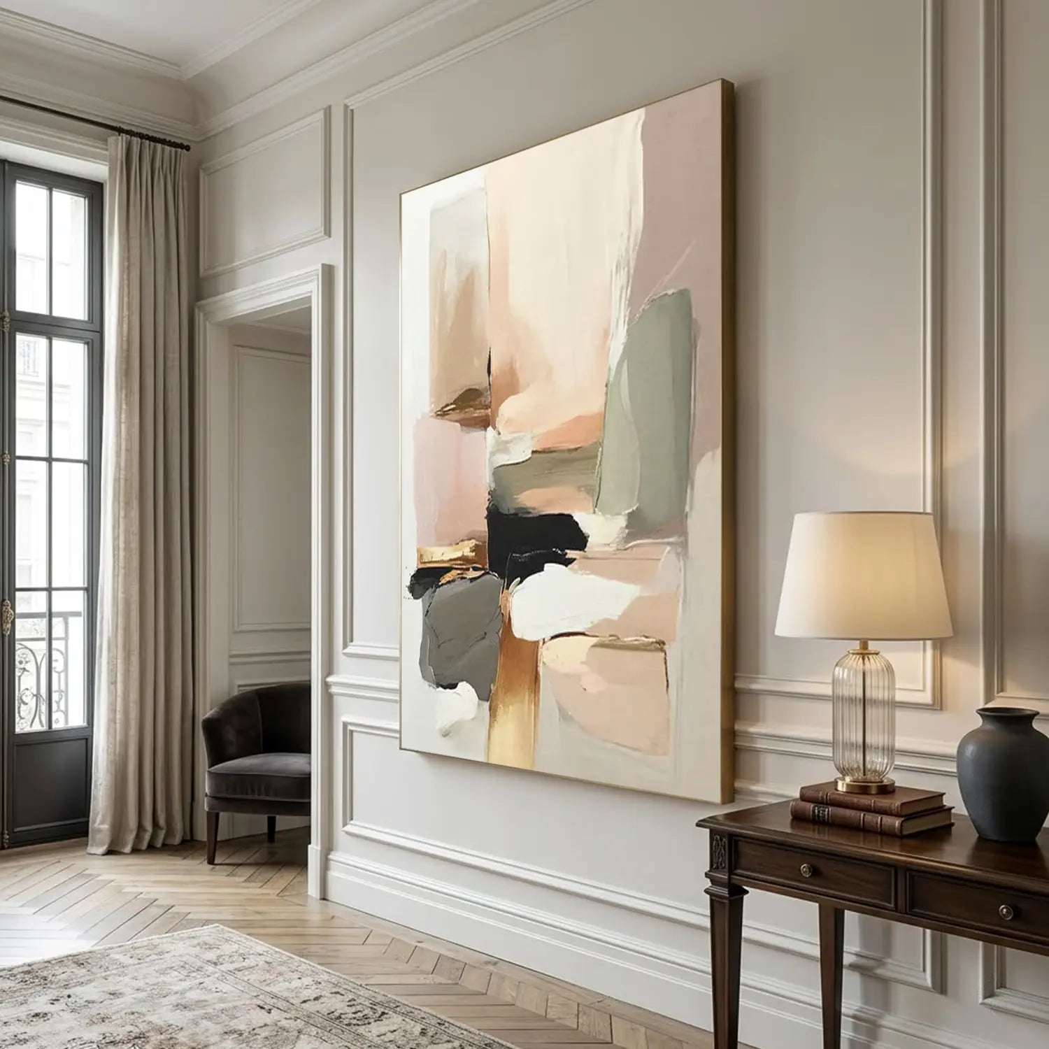 Colorful Abstract Painting Canvas