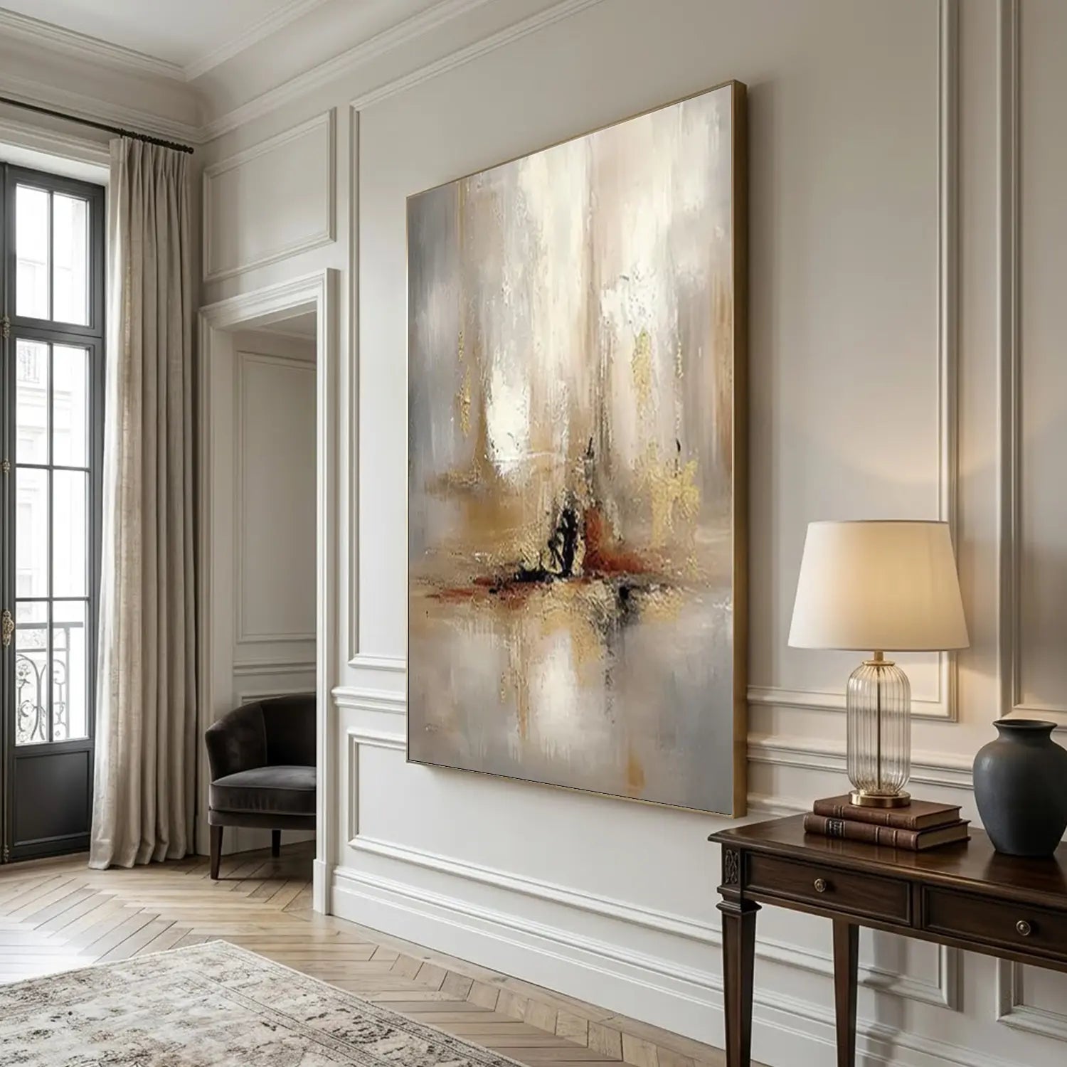 Abstract Painting Canvas #AW015