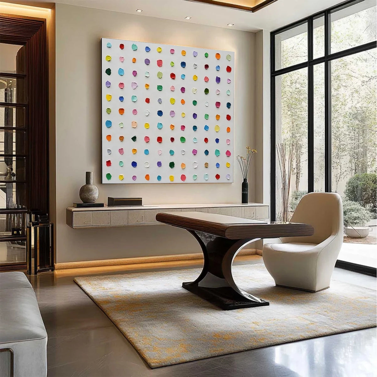 Abstract Textured Wall Art #AW192