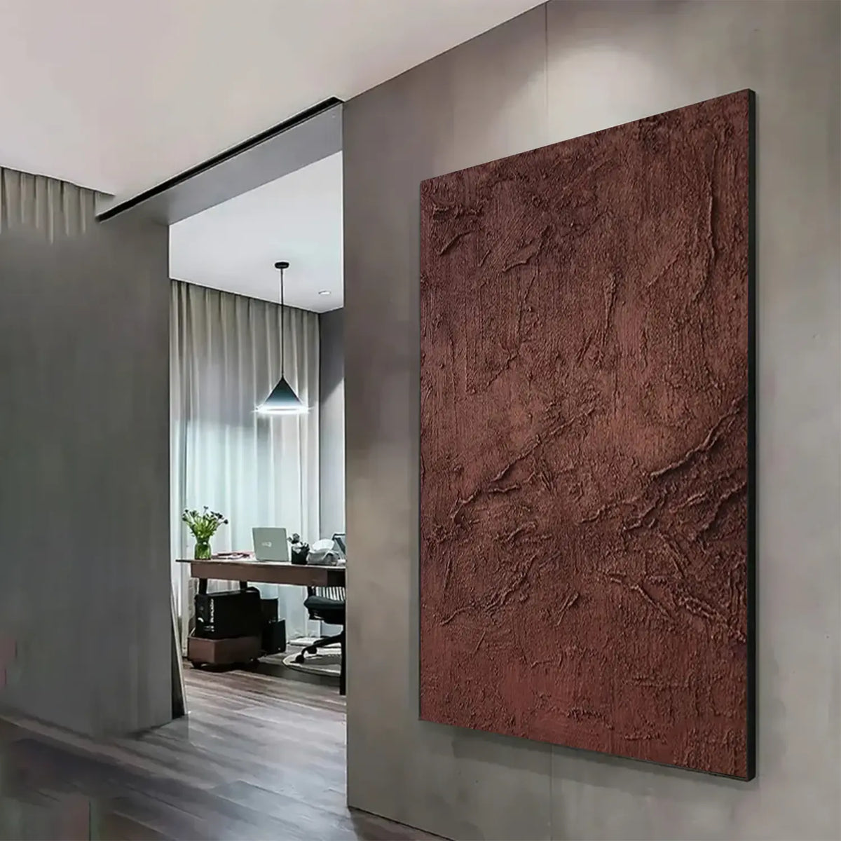 Minimalist Textured Painting Canvas #MW015