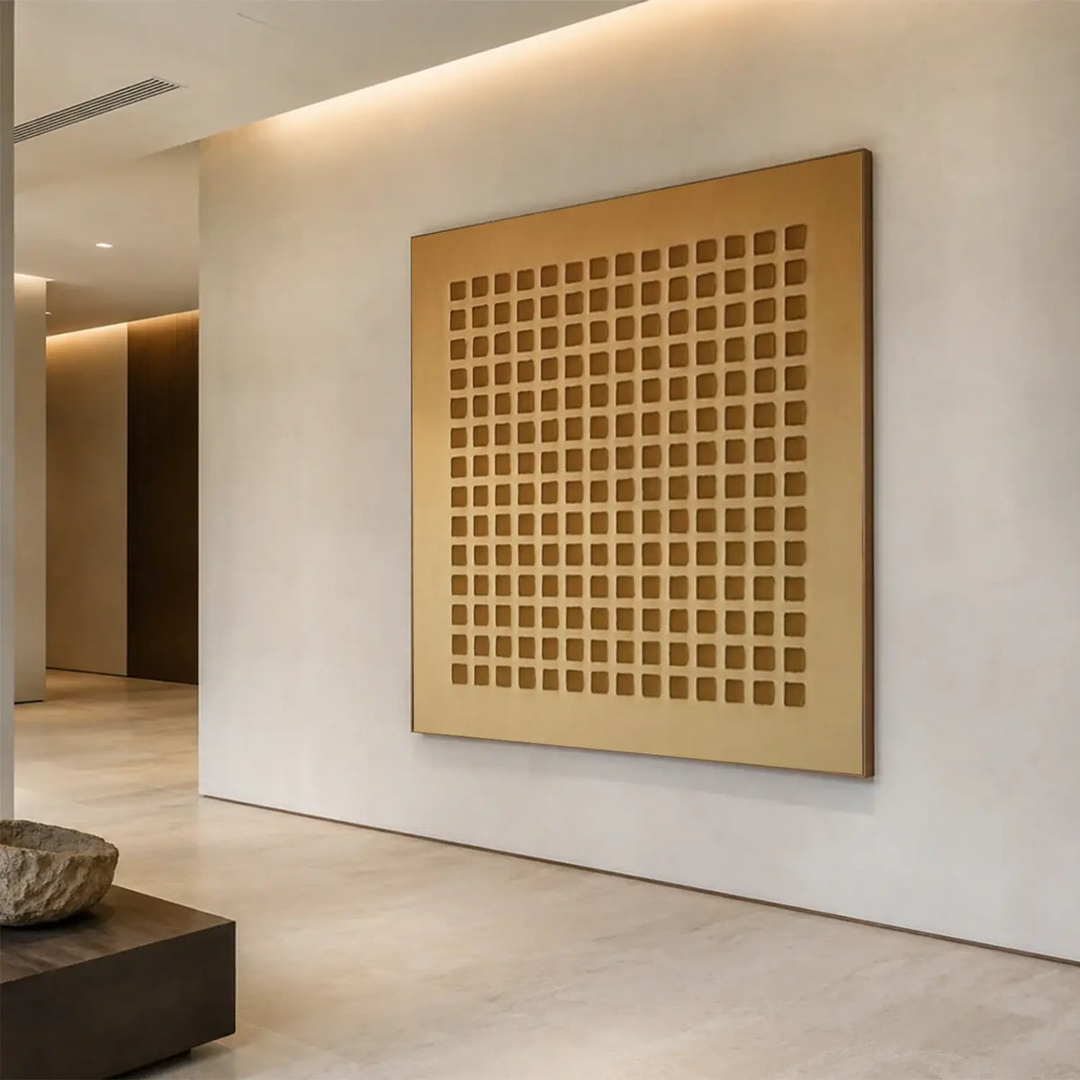 Brown Wabi Sabi Canvas Art #WS036