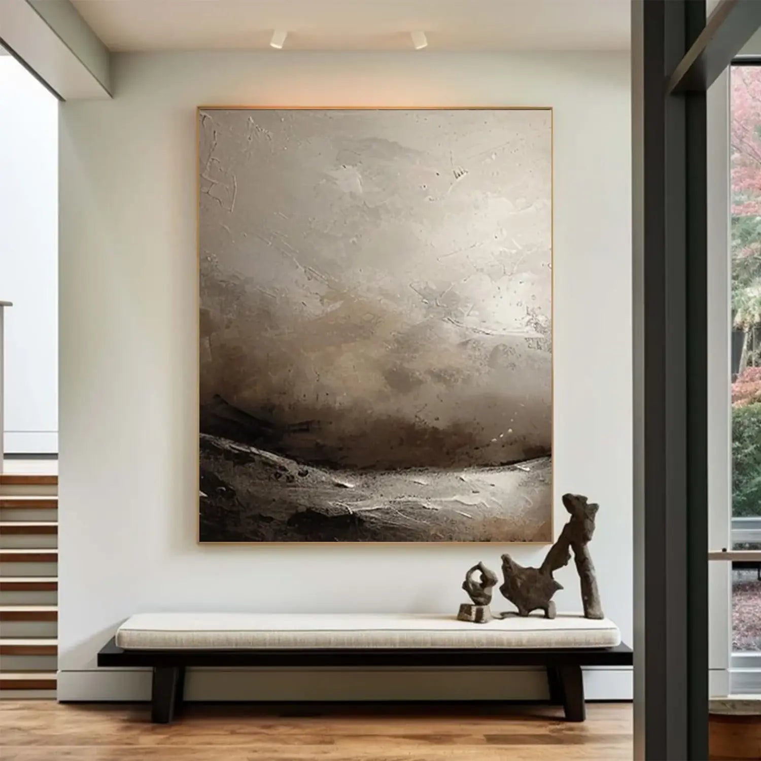 Abstract Textured Wall Art #AW161