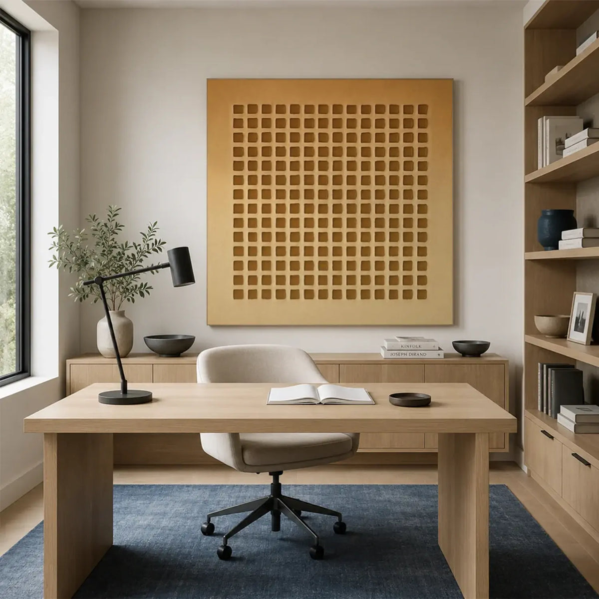Brown Wabi Sabi Canvas Art #WS036