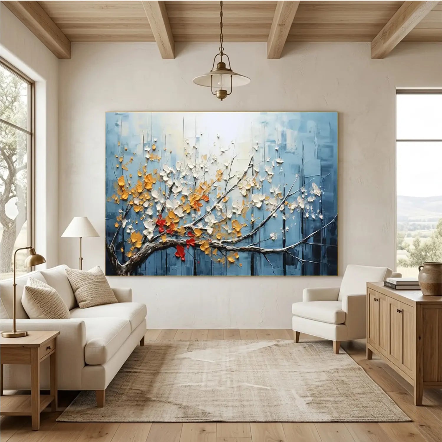 Flower And Tree Painting