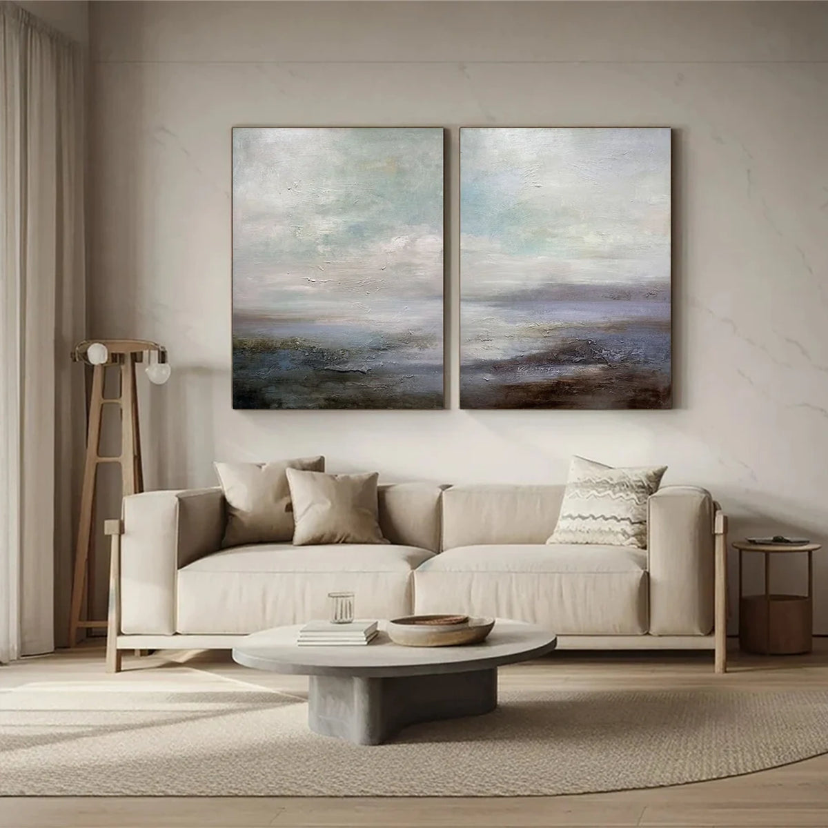 Abstract Painting Canvas Set of 2 #AW184