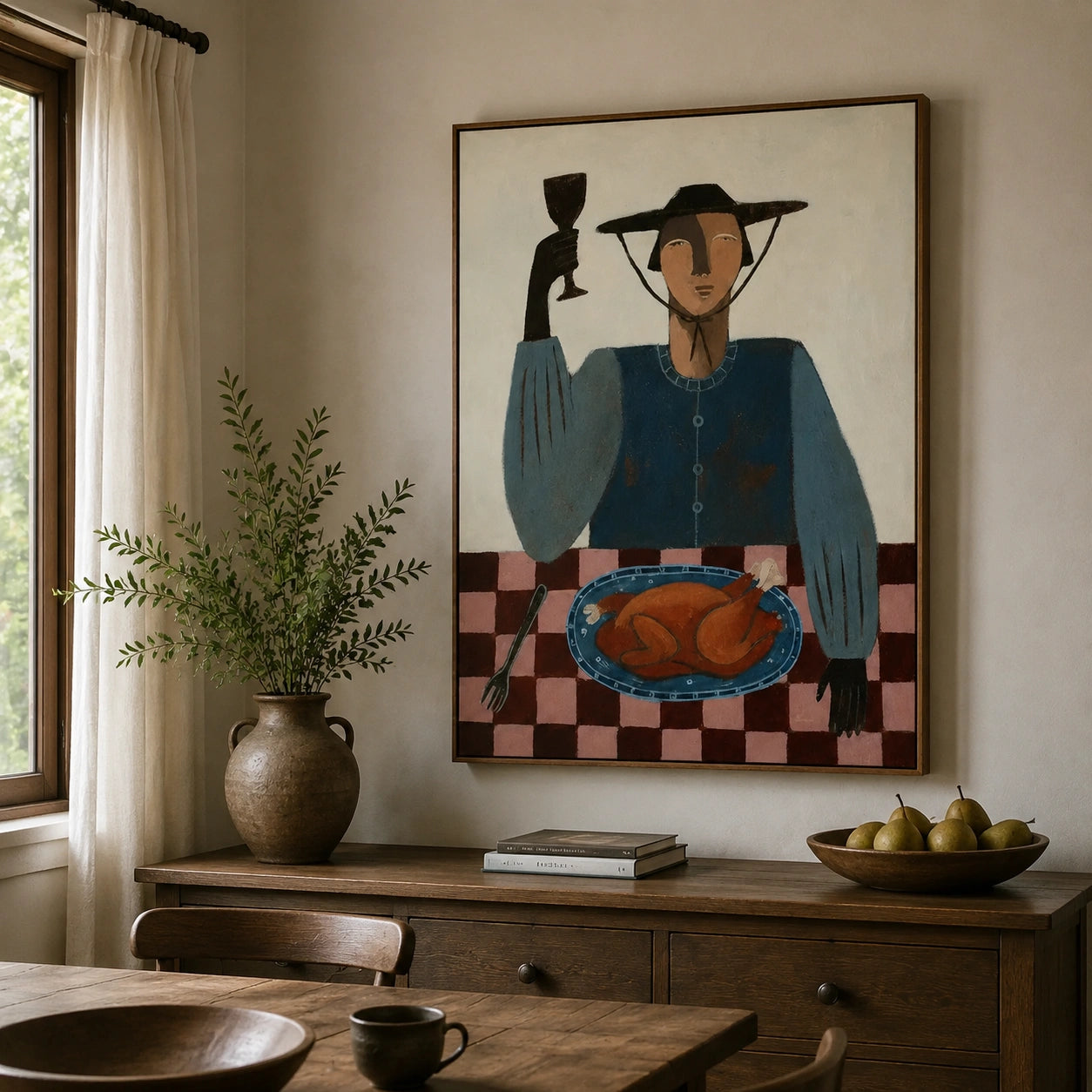 Vintage Americana Art | Toast To Harvest