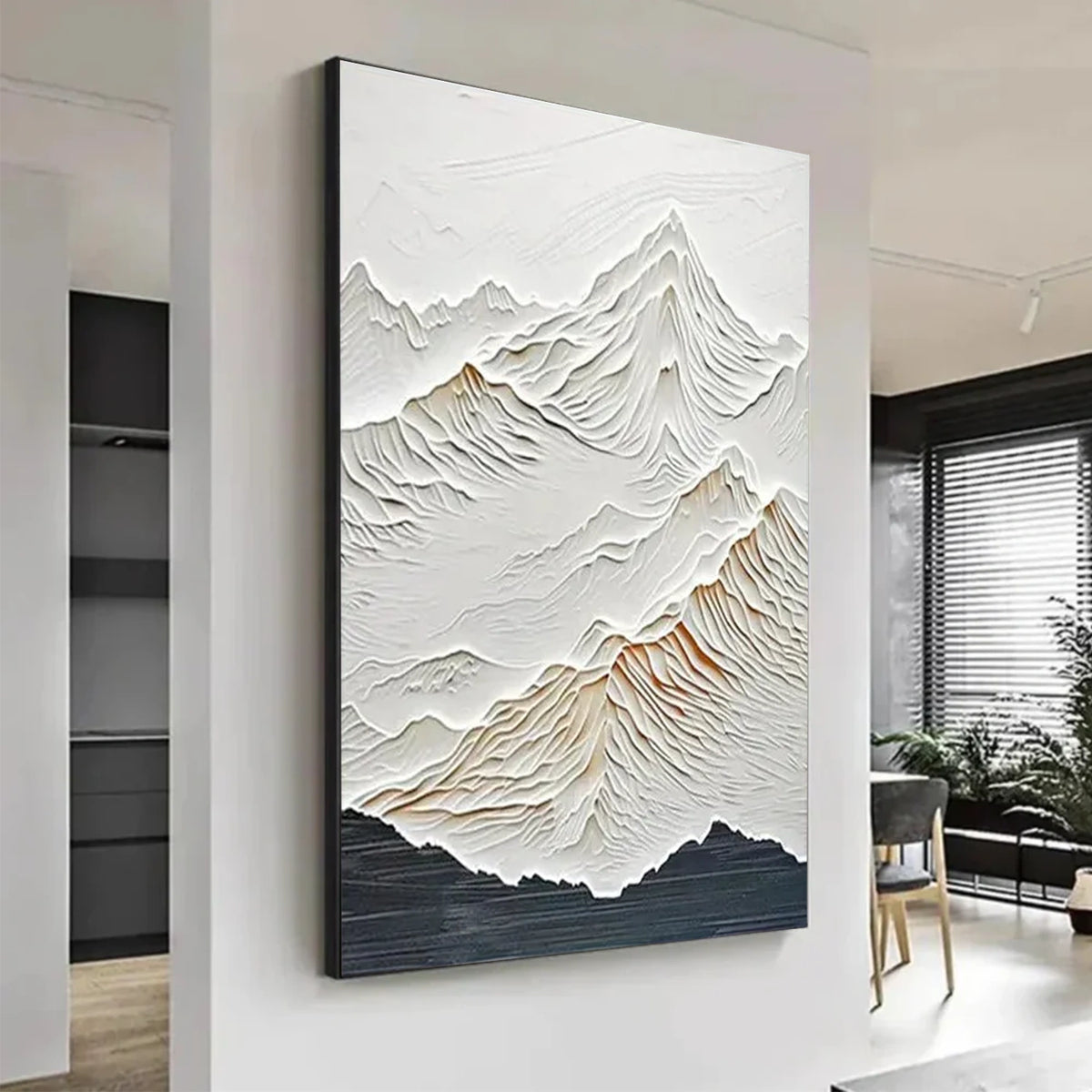 Mountain Textured Canvas Art #MM029
