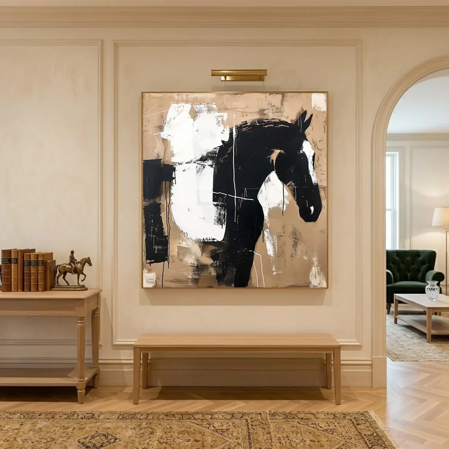 Abstract Animal Horse Wall Art