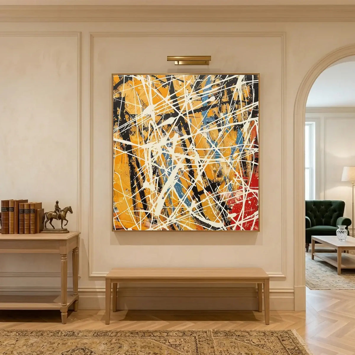 Colorful Pollock Art #PL009