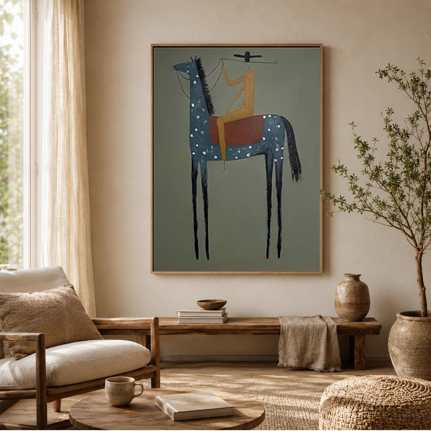 Vintage Americana Art | Long-Legged Lullaby