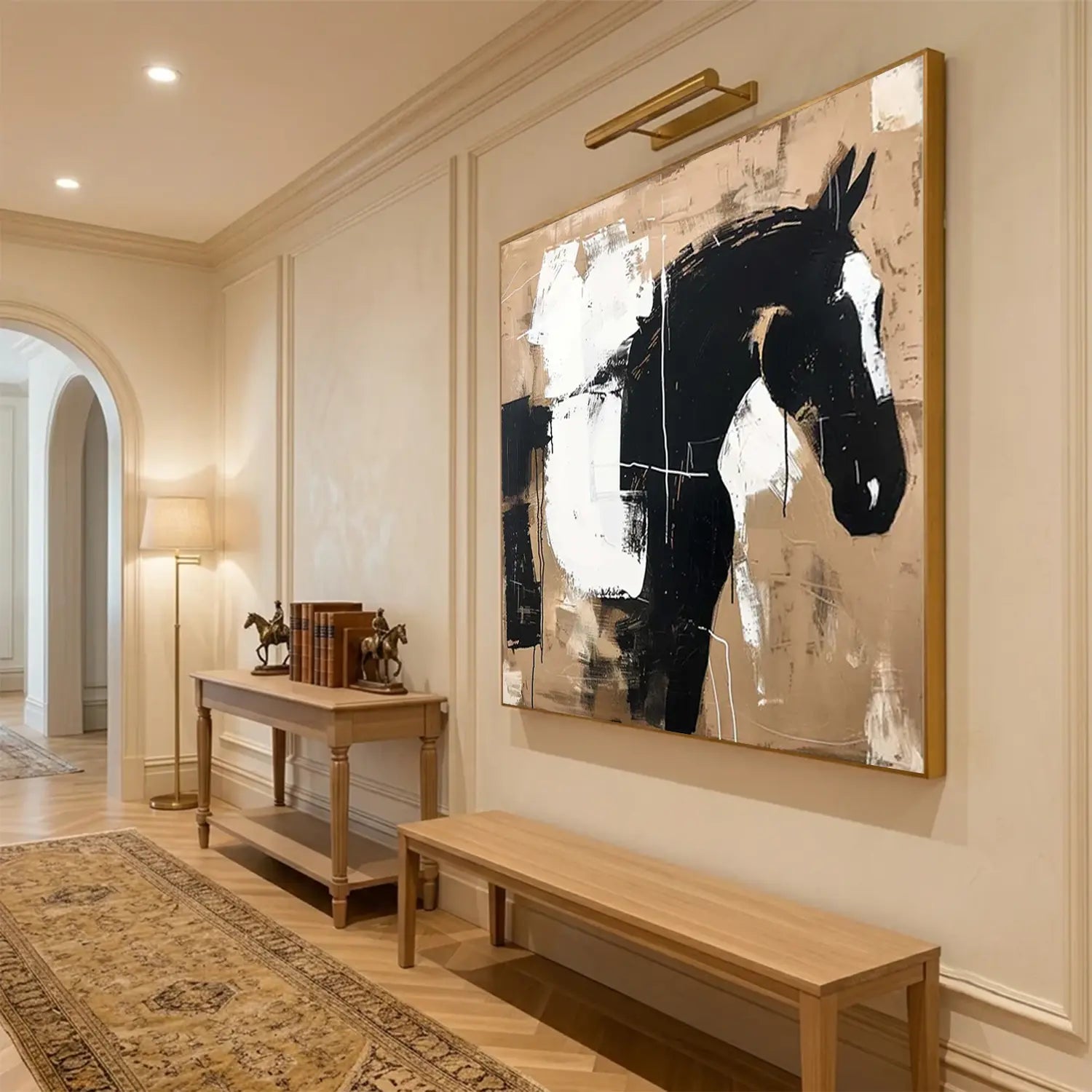 Abstract Animal Horse Wall Art