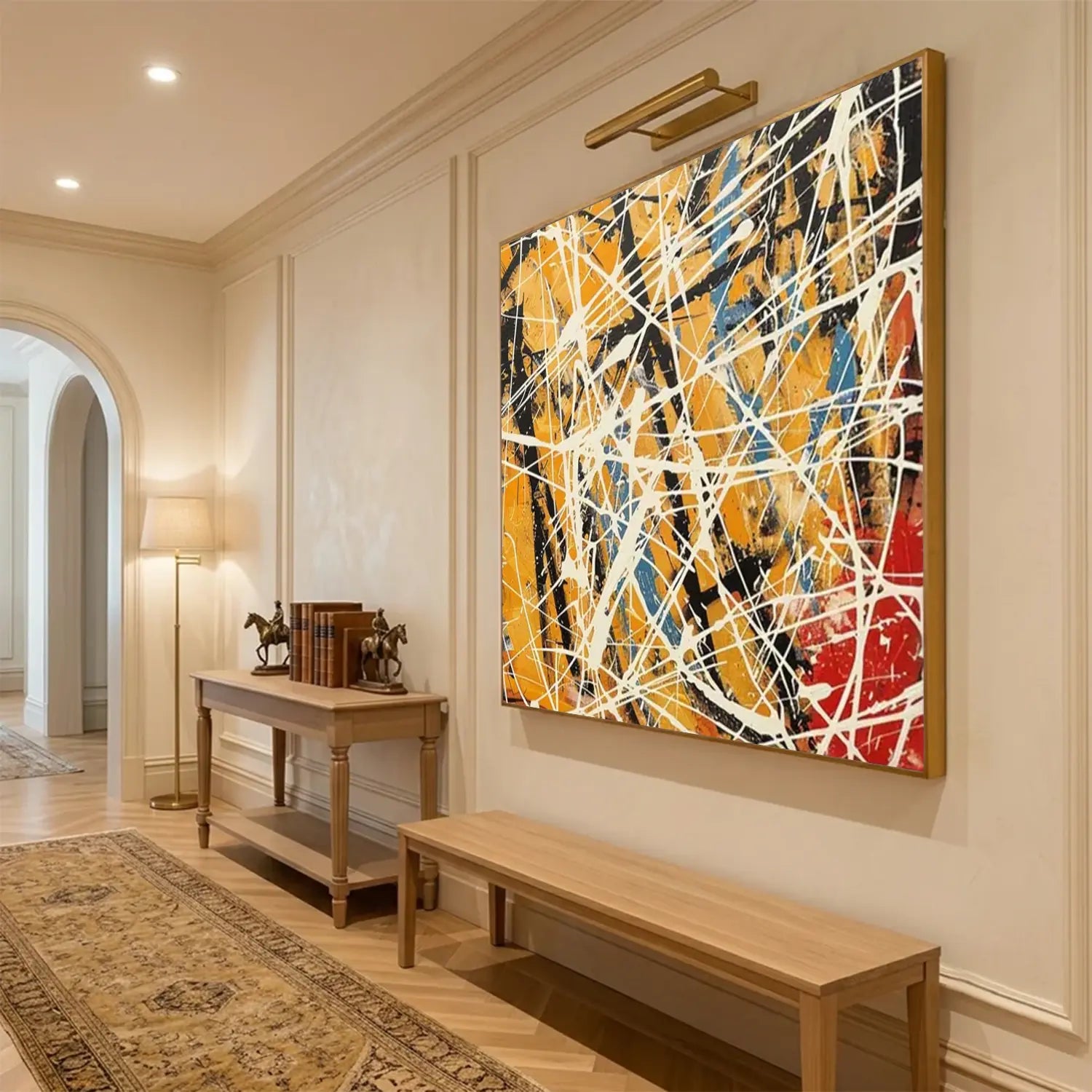 Colorful Pollock Art #PL009