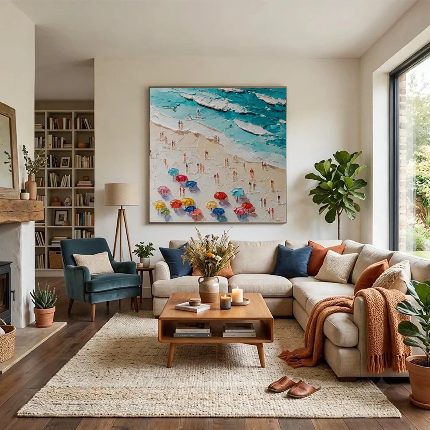 Ocean Abstract Textured Wall Art