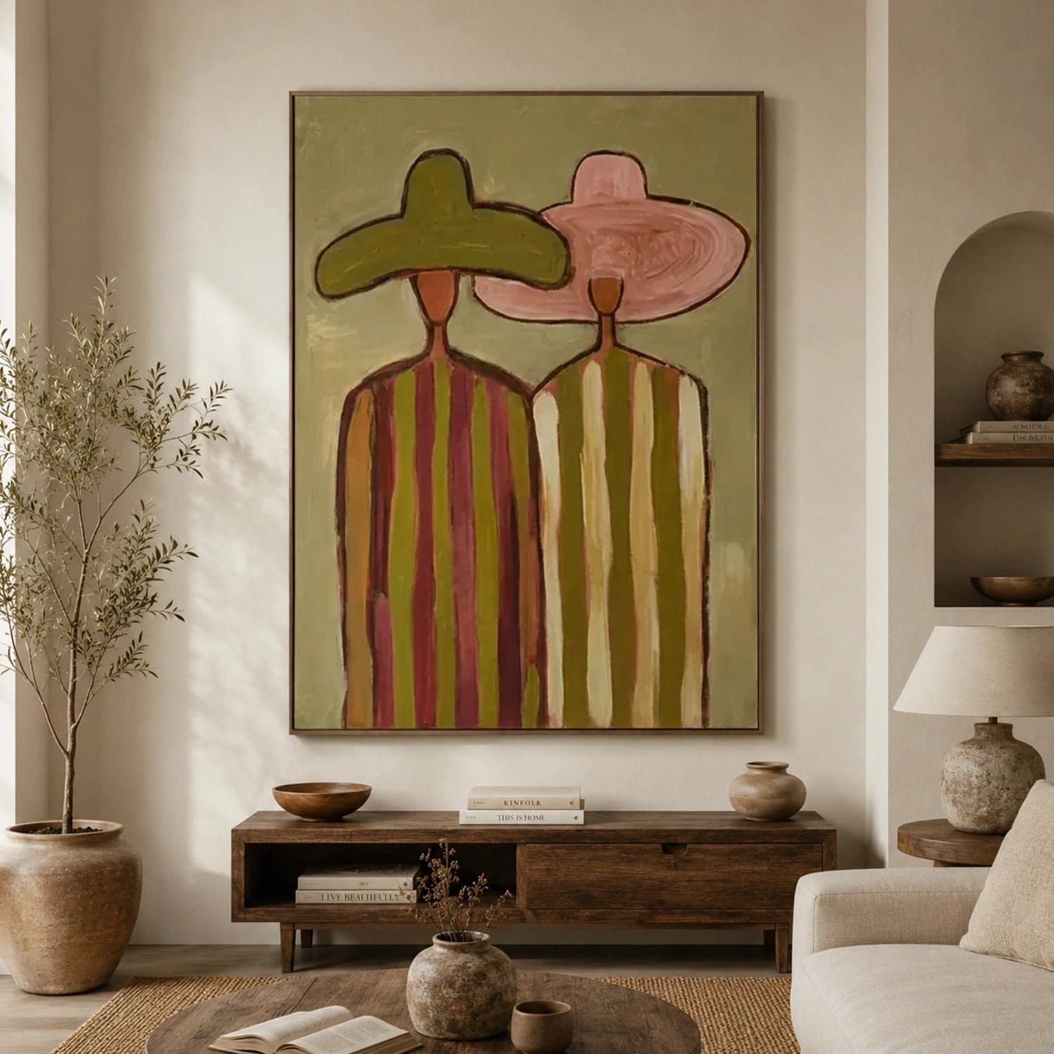 Vintage Americana Art | Harmony In Hue