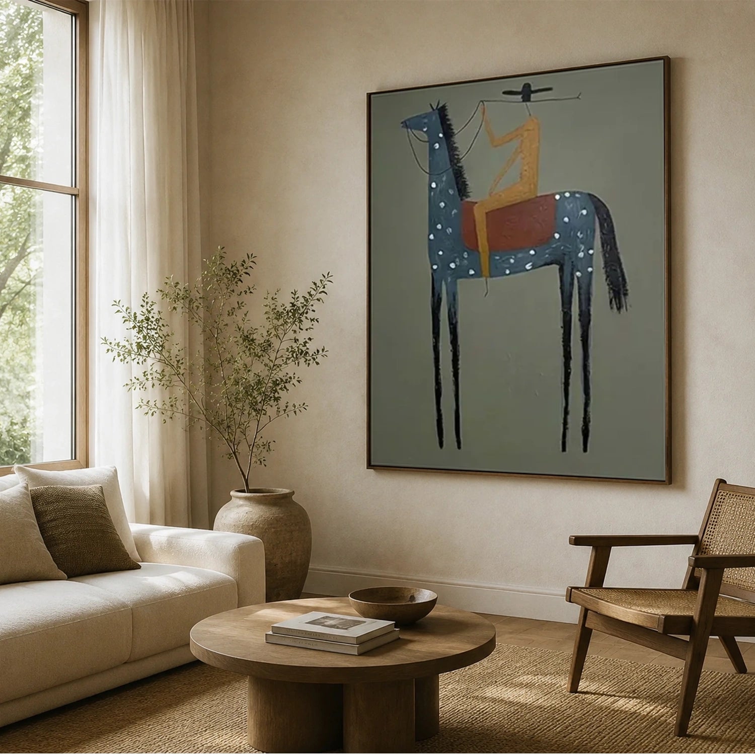 Vintage Americana Art | Long-Legged Lullaby