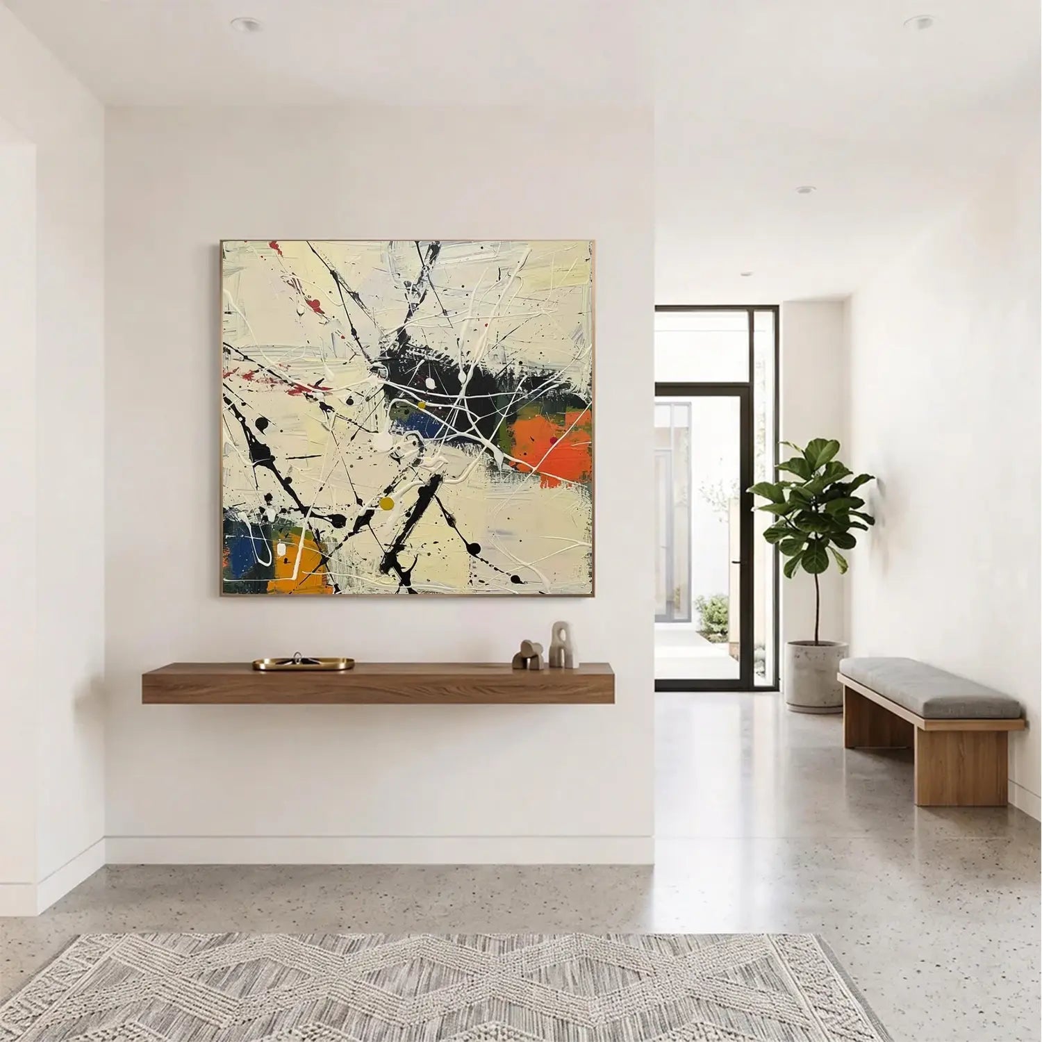 Colorful Pollock Art #PL008