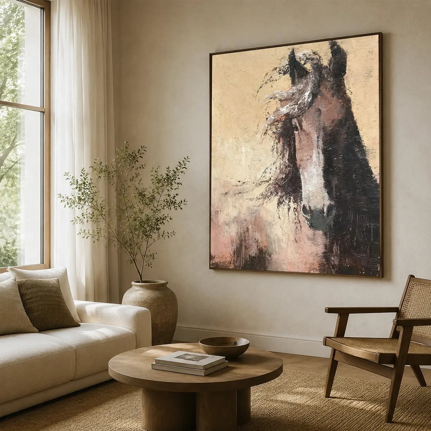 Animal Textured Canvas Art Painting