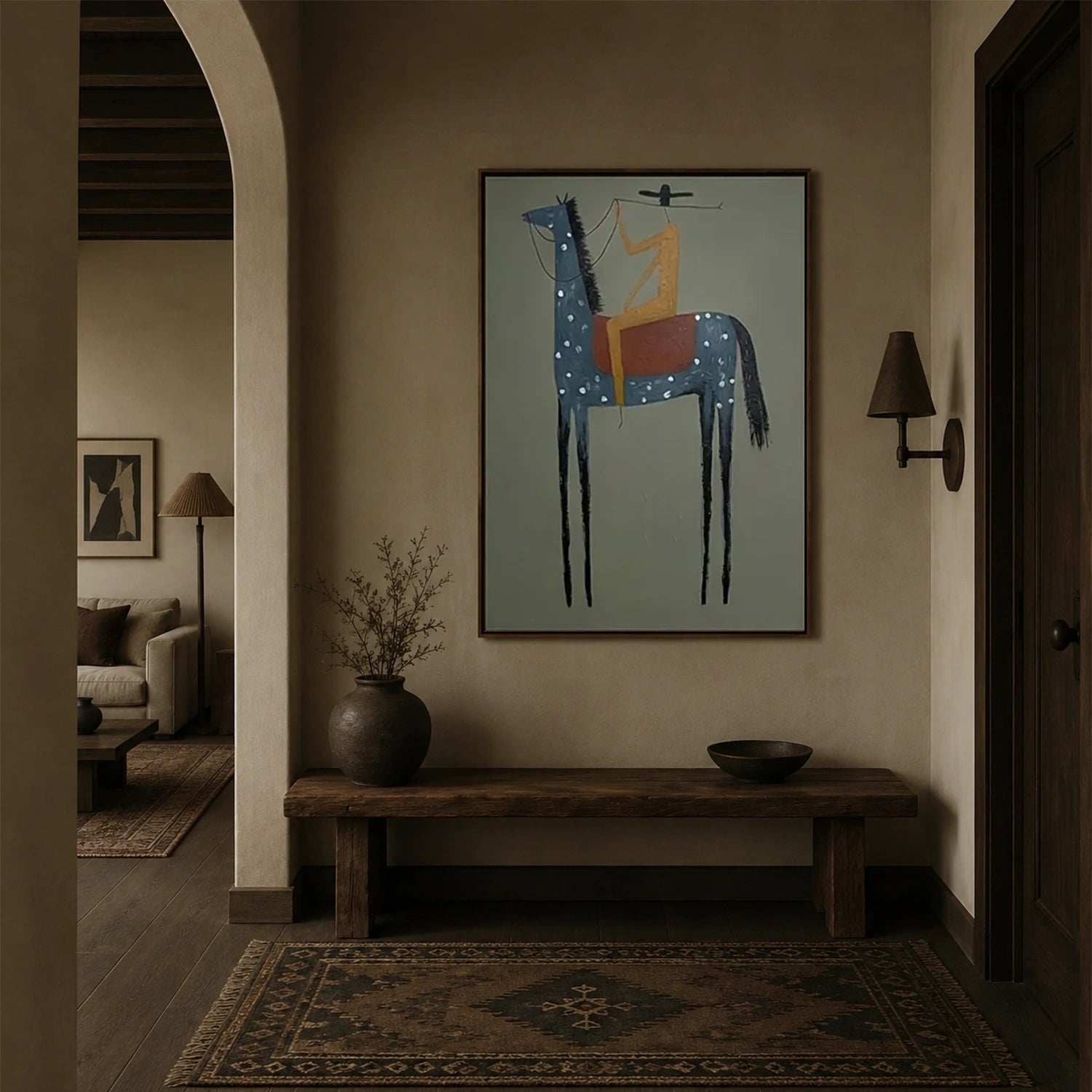 Vintage Americana Art | Long-Legged Lullaby