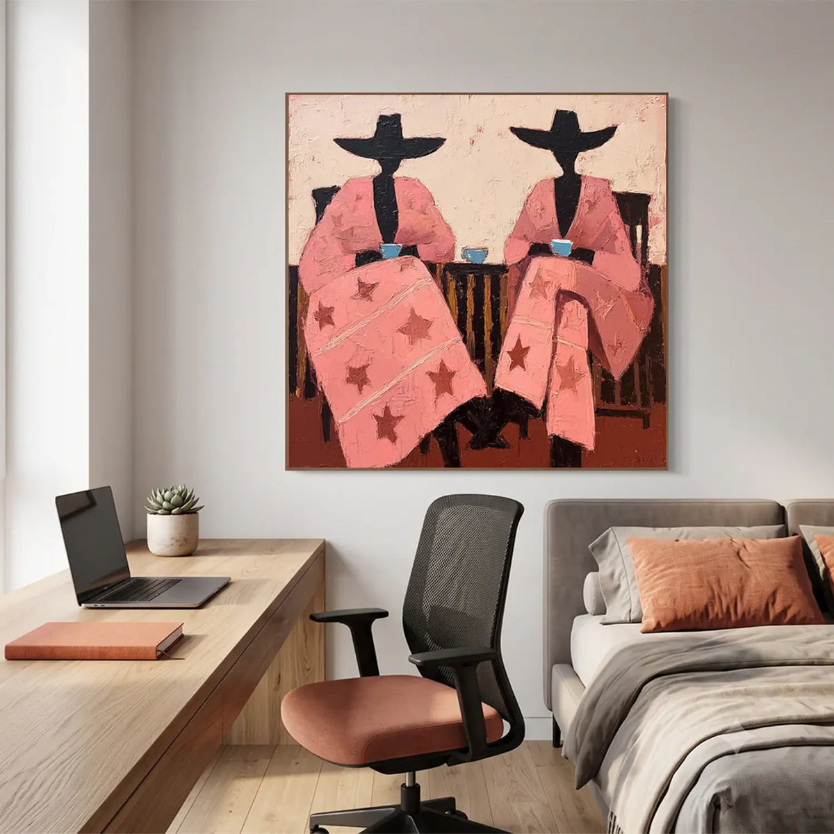 Vintage Americana Art Leisurely Companion #VA088