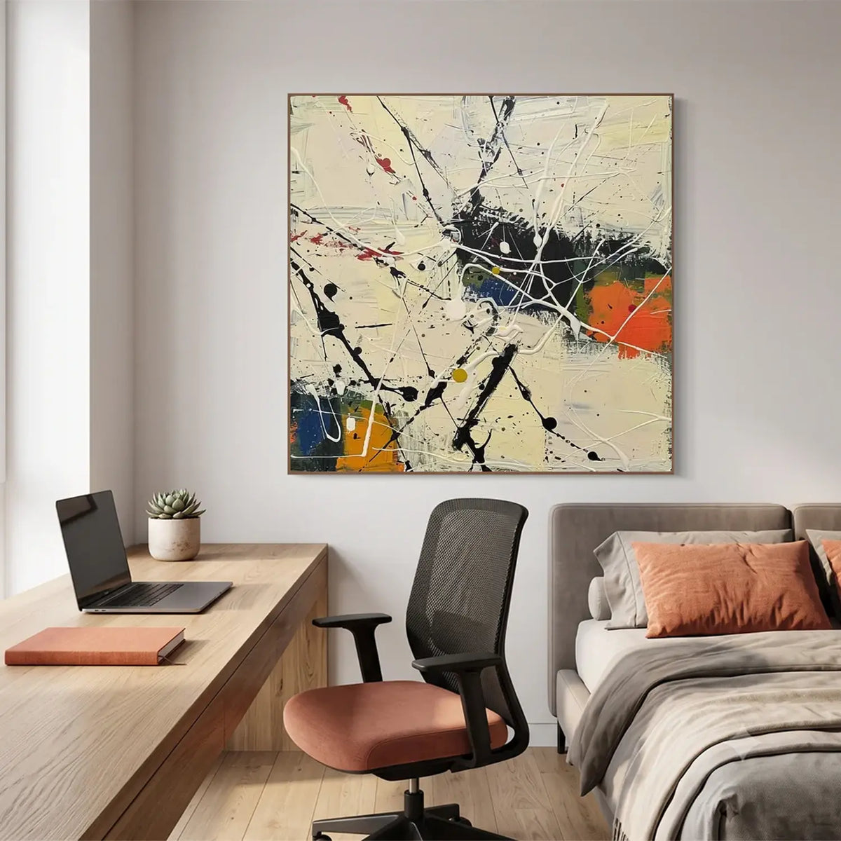 Colorful Pollock Art #PL008