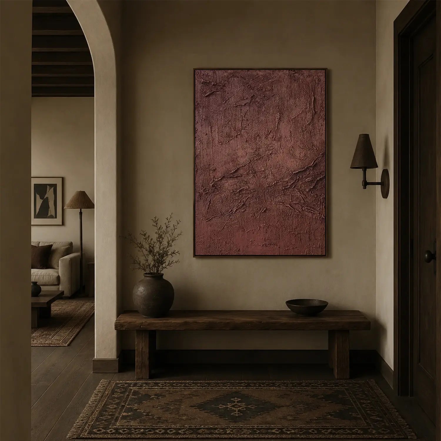 Minimalist Textured Painting Canvas #MW015