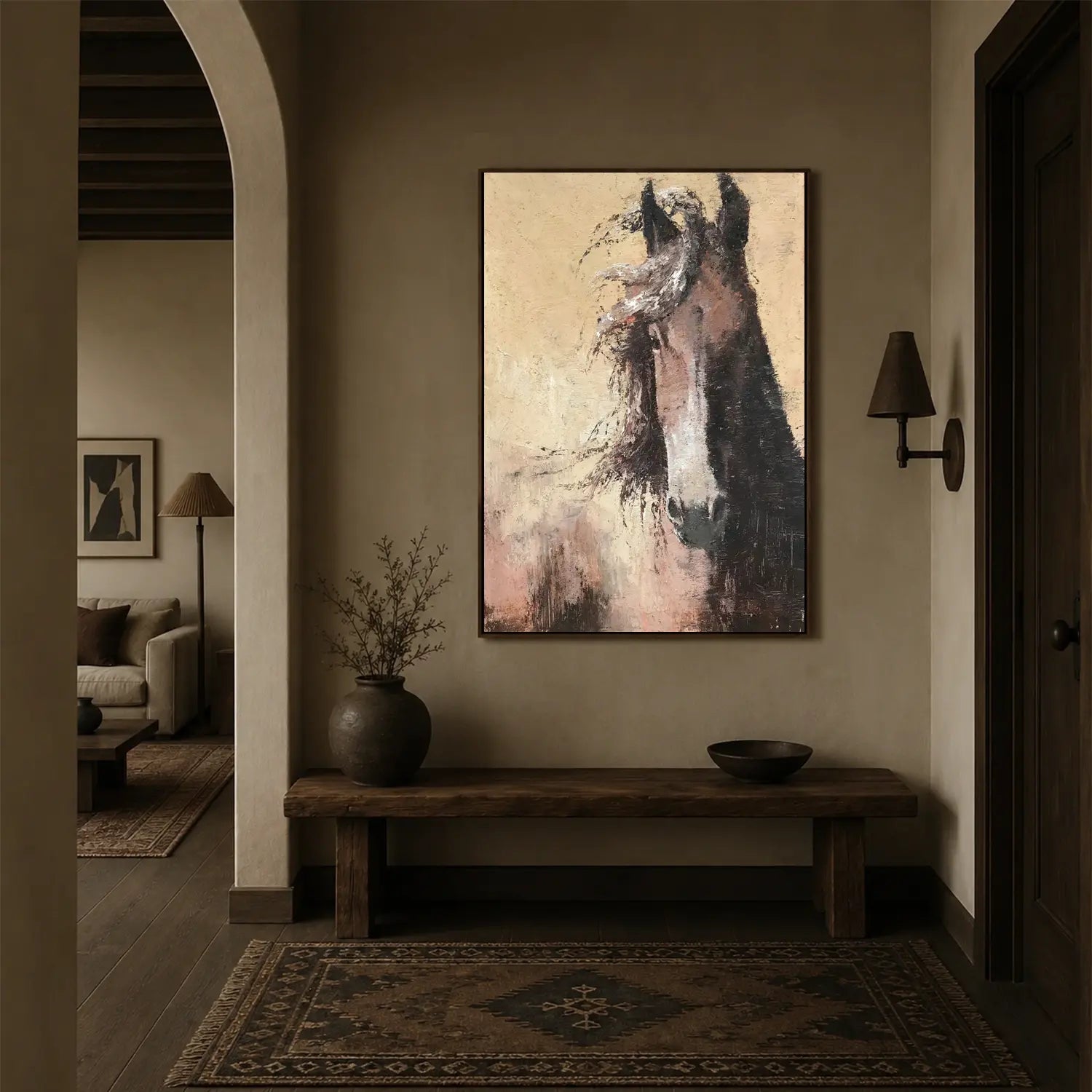 Animal Textured Canvas Art Painting