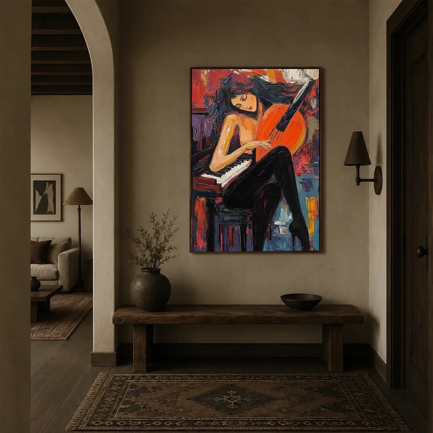 Abstract Portrait Canvas Art