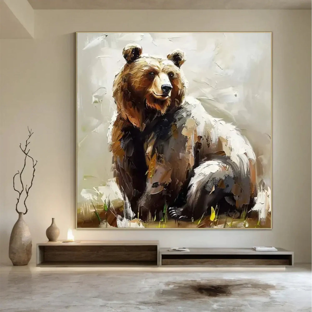 Animal Canvas Art Painting #AA023