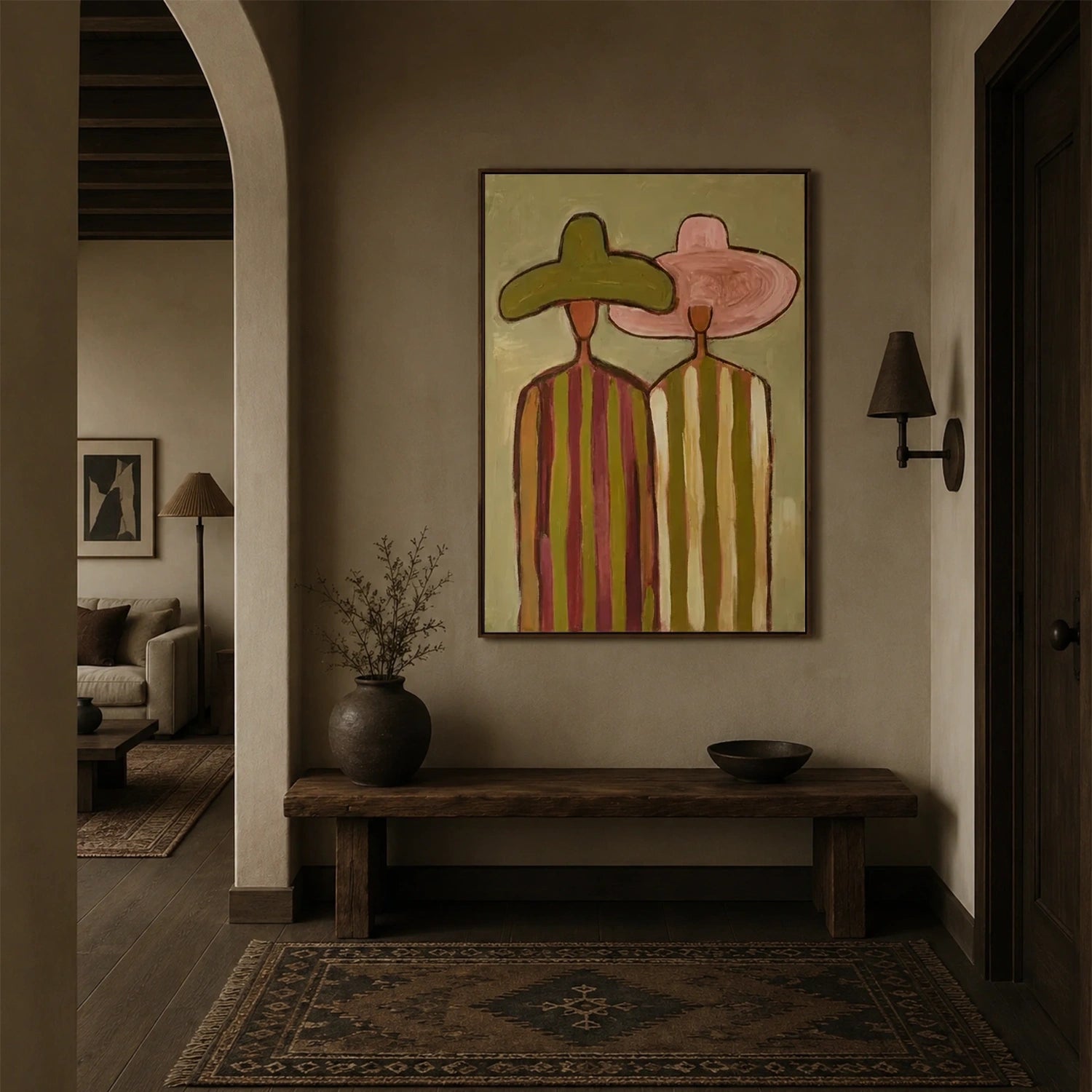 Vintage Americana Art | Harmony In Hue