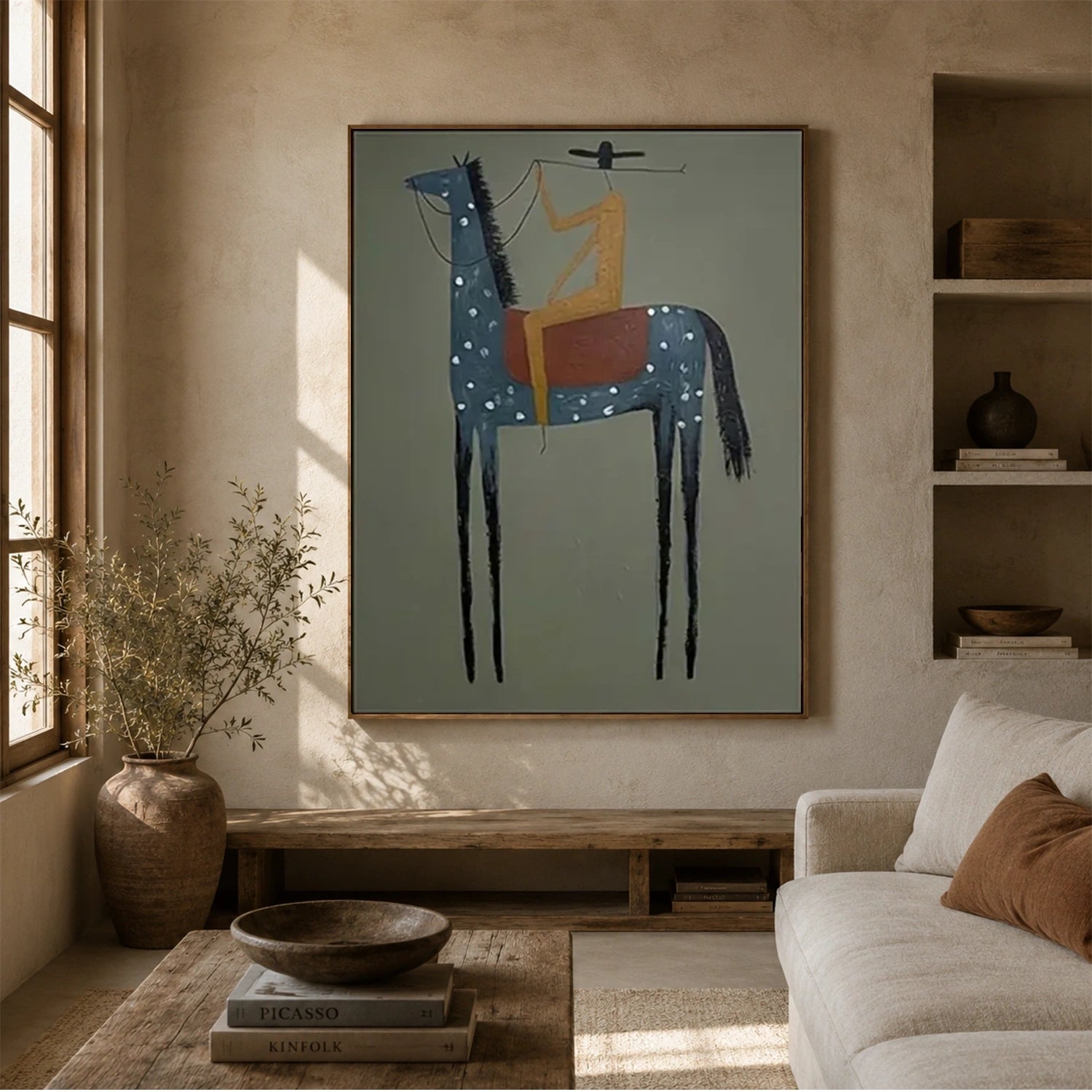 Vintage Americana Art | Long-Legged Lullaby