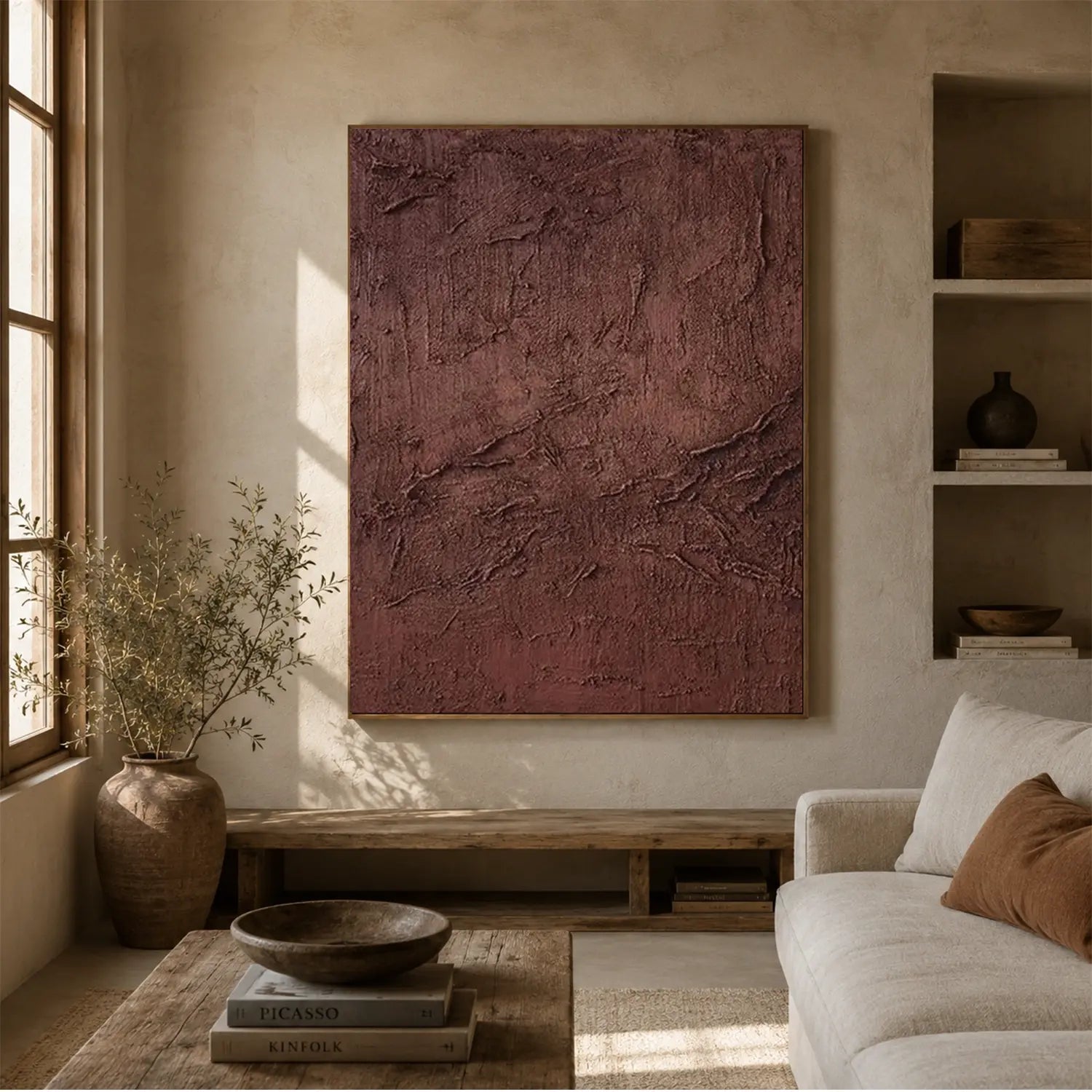 Minimalist Textured Painting Canvas #MW015