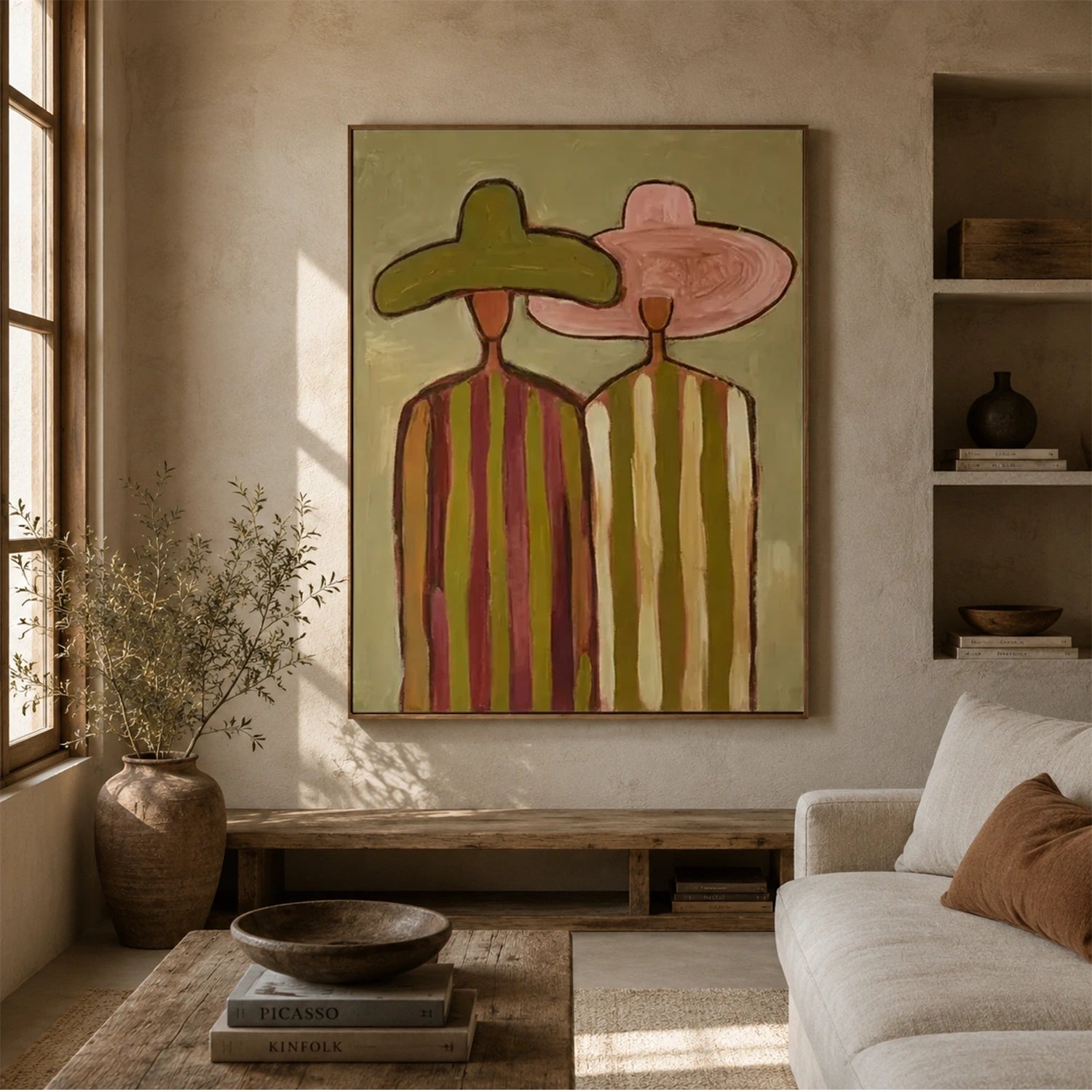 Vintage Americana Art | Harmony In Hue