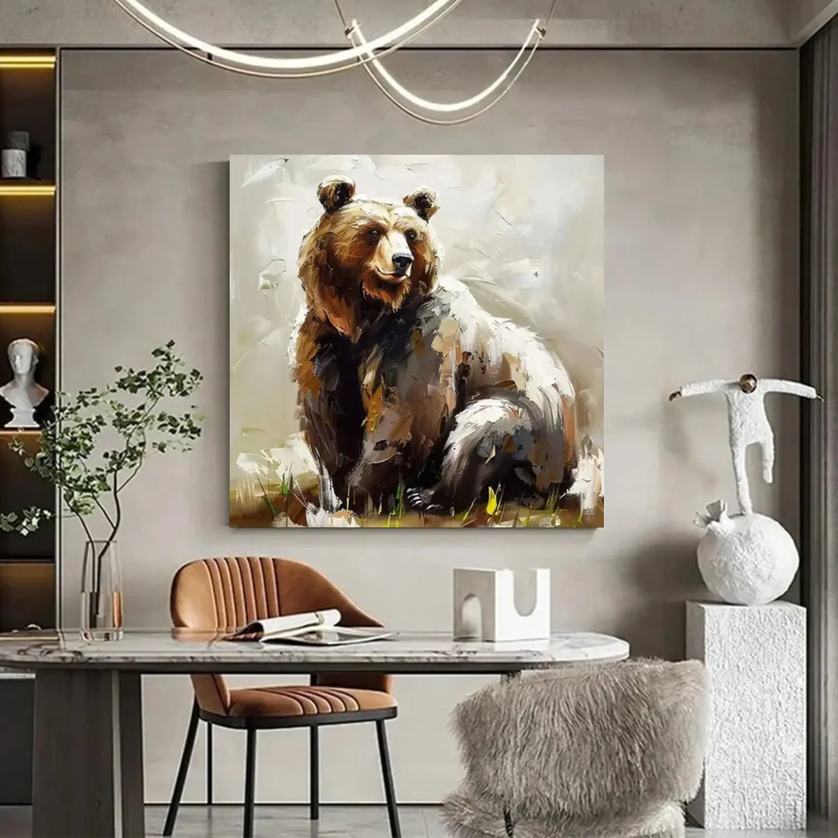 Animal Canvas Art Painting #AA023