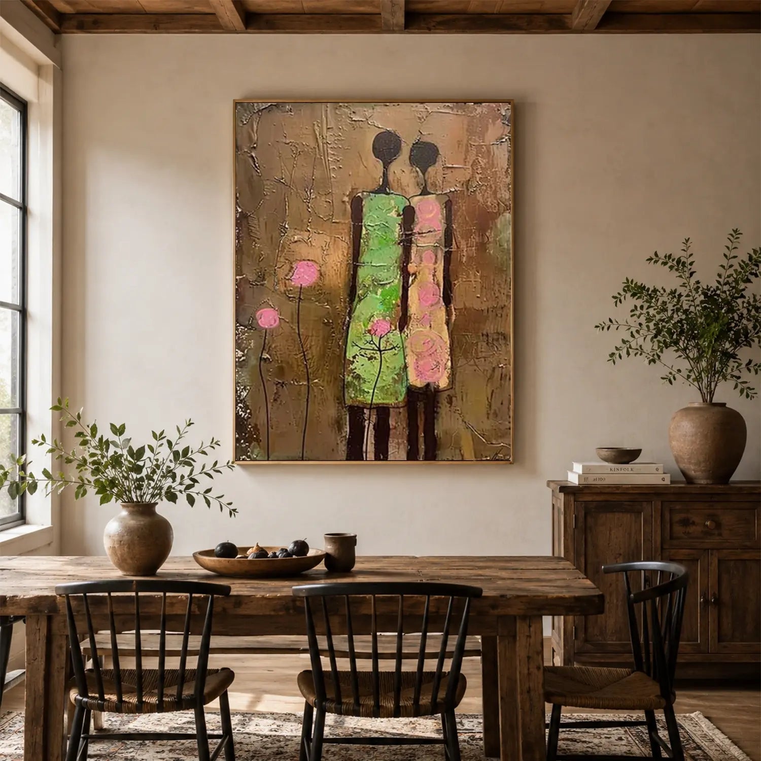 Abstract Portrait Canvas Art #AW159