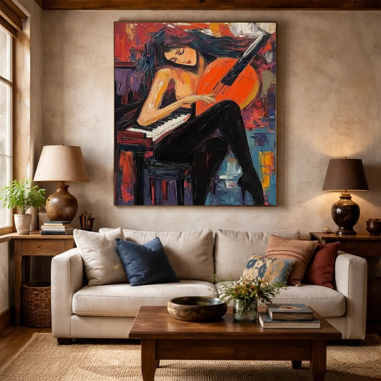 Abstract Portrait Canvas Art