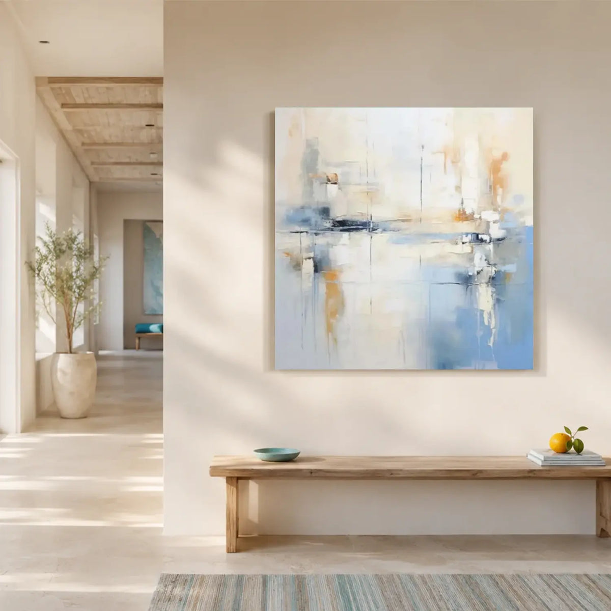 Abstract Painting Canvas #AW009