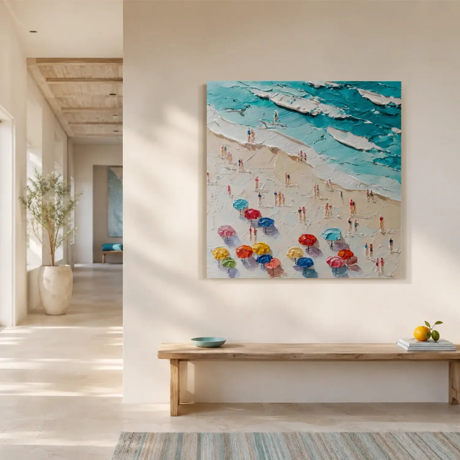 Ocean Abstract Textured Wall Art
