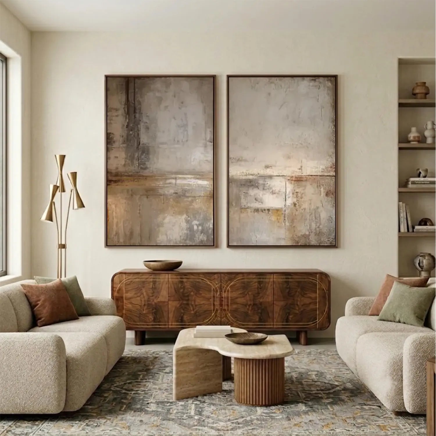 Wabi Sabi Set of 2 Wall Art