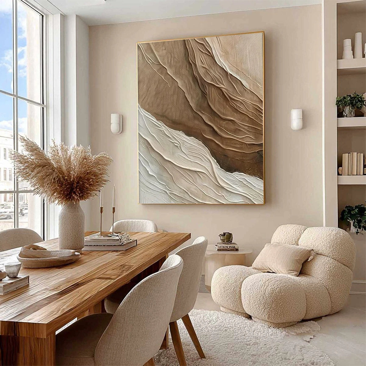Minimalist Textured Canvas Art #MW018