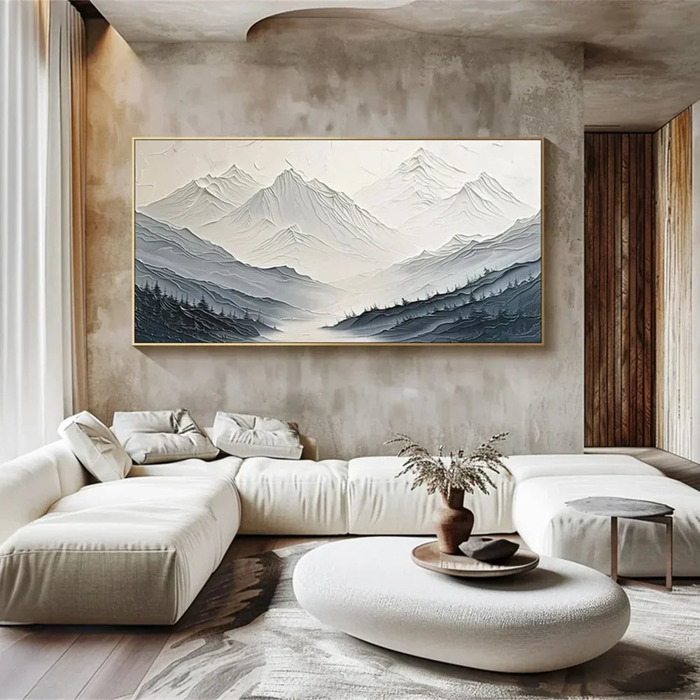 Plaster Art Minimalist Textured Painting #MM255