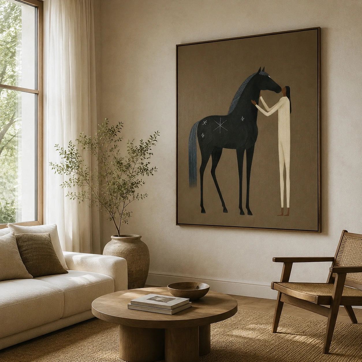 Vintage Americana Art | Midnight Tenderness