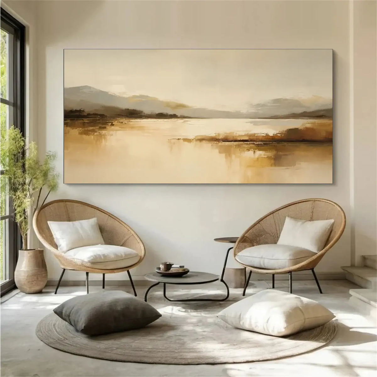 Abstract Mountain Canvas Art #MM020