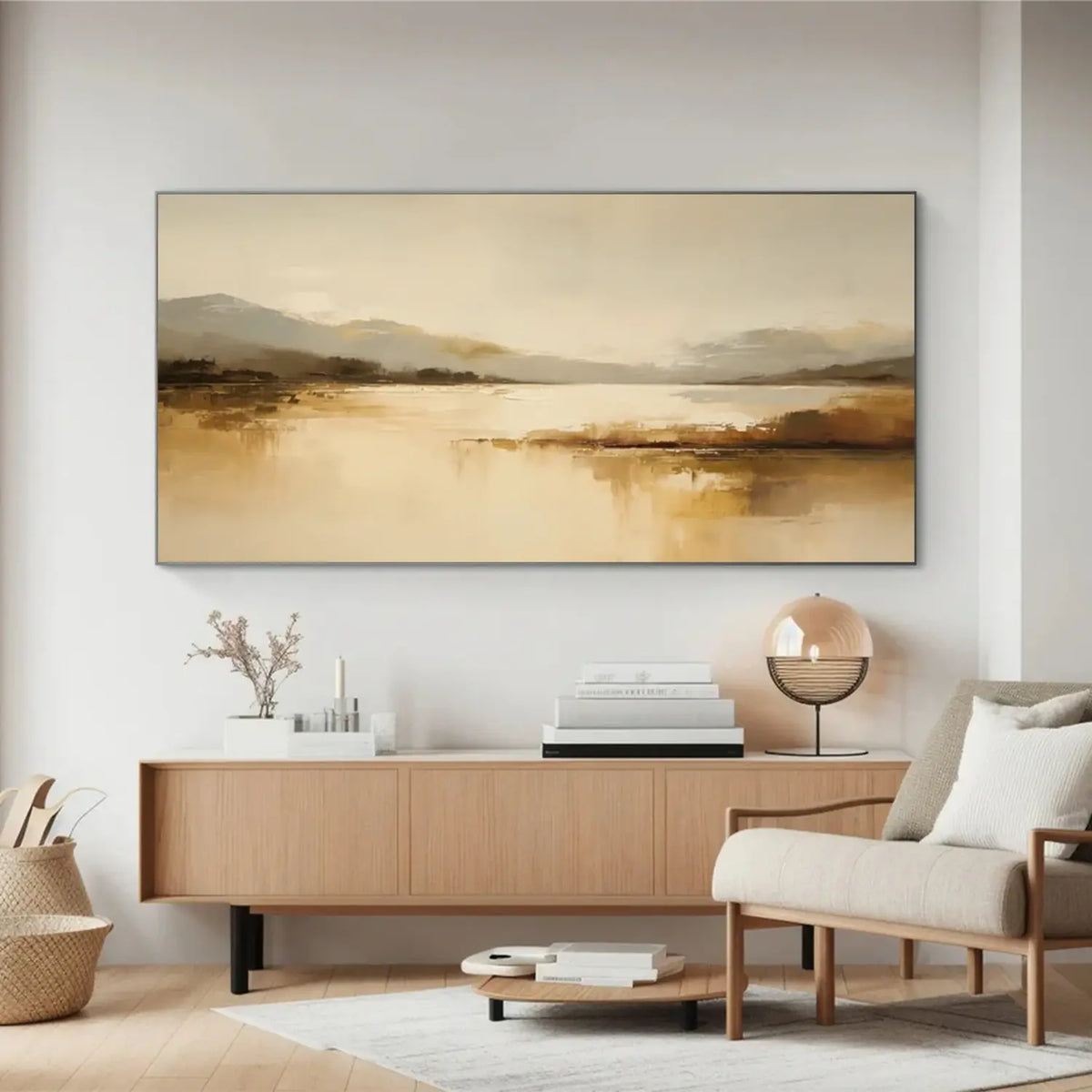 Abstract Mountain Canvas Art #MM020