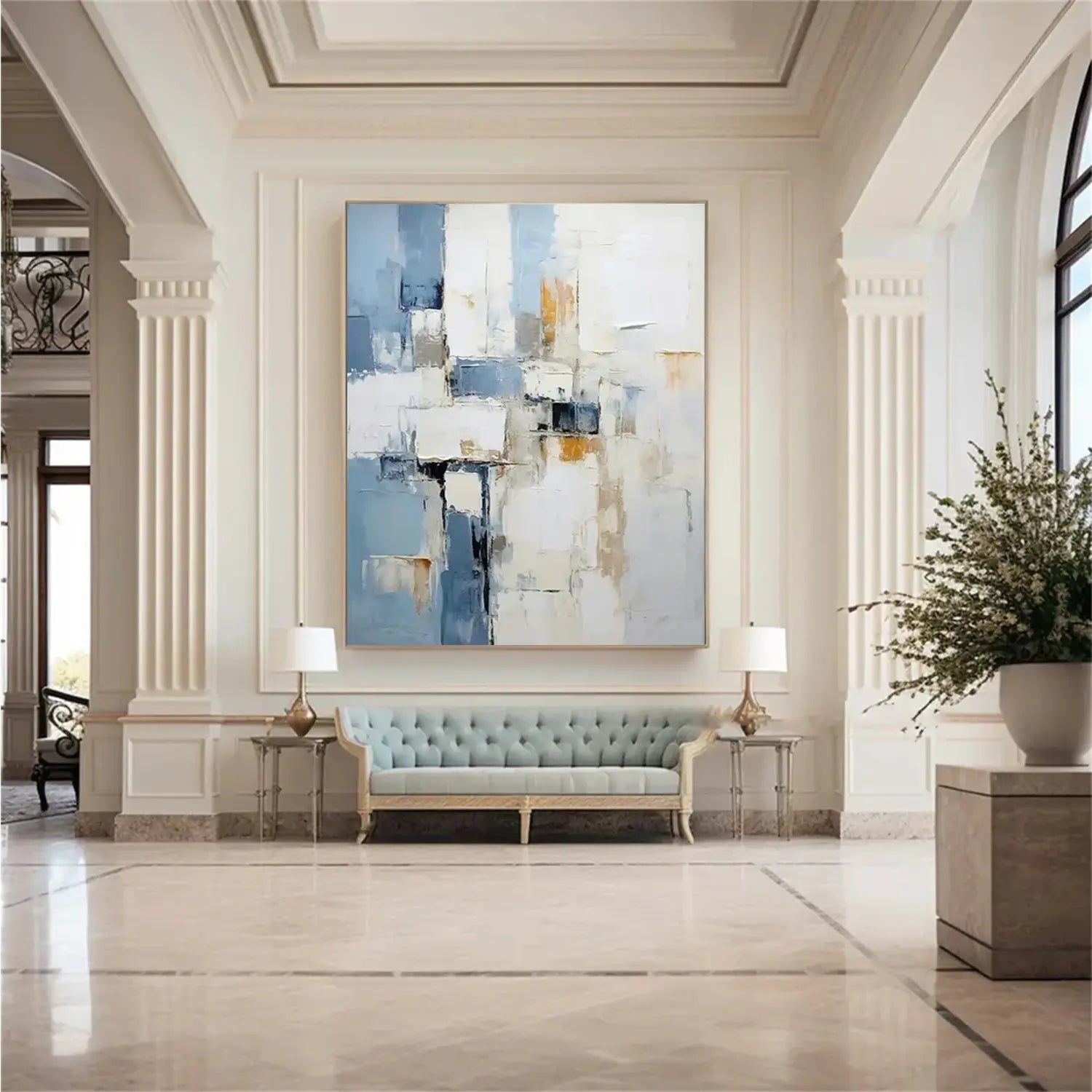 Abstract Painting Canvas #AW011